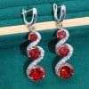 Beautiful Exquisite Popular Zircon Necklace Bracelet Earrings Four-piece Ring Set Pack