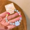 Cartoon Jelly Color Beaded Girl Bracelet