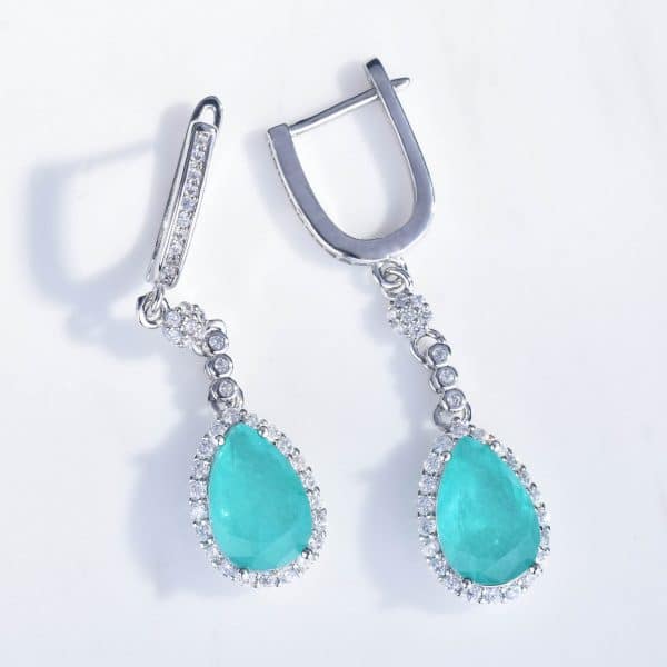 Drop Ring  Pendant Necklace Ear Stud