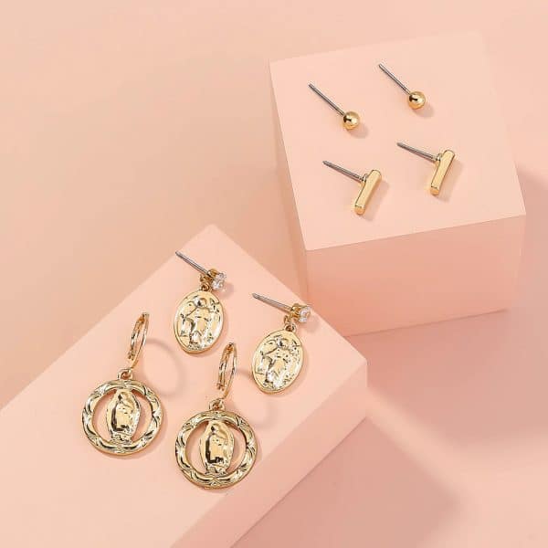 Temperament Roman Portrait Pendant Combination Set Ornament