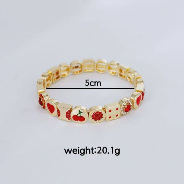 Women's Heart-shaped Zircon Fashion Simple Bracelet