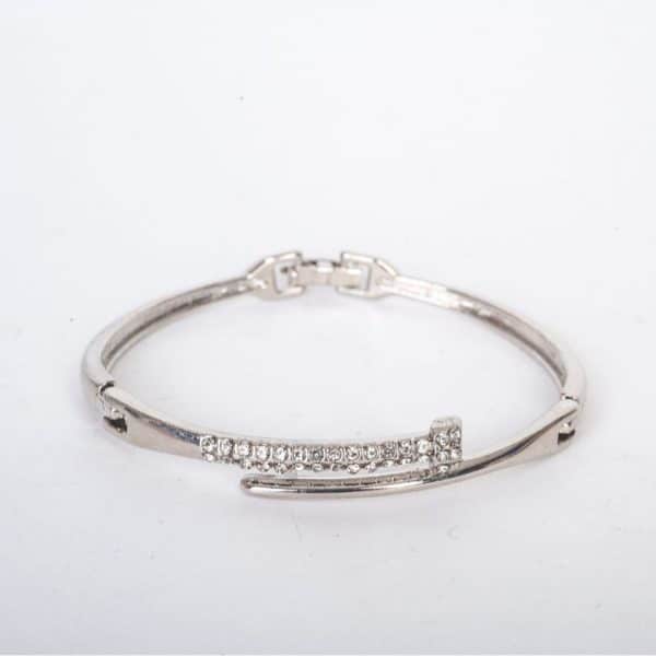 Zinc Alloy Diamond Simple Ladies' Bracelet