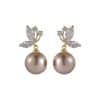Stylish Micro-set Zircon Butterfly Earrings