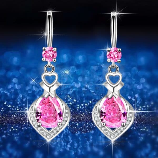 Temperament Water Drop Mid-length Earrings For Women