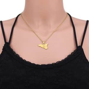 Women's Geometric Necklace Stainless Steel Pendant