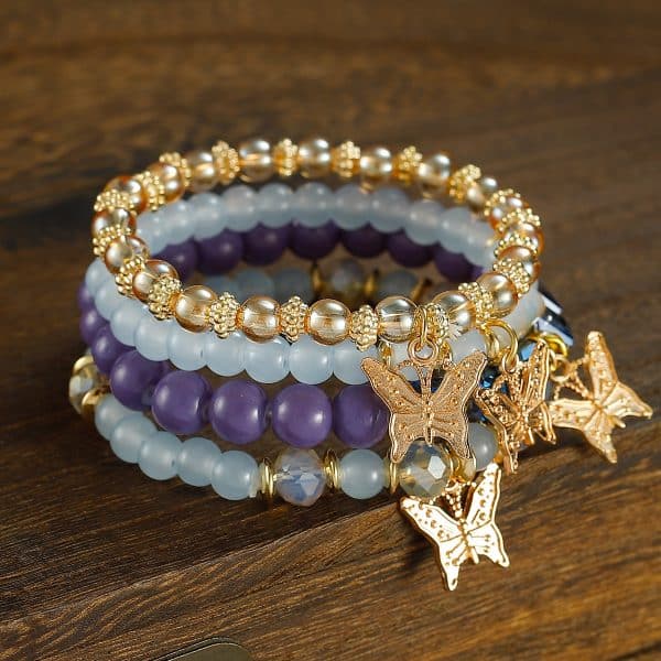 Women's Crystal Multi-layer Beaded Bracelet