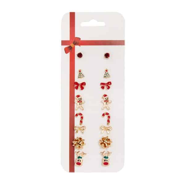Fashion 8 Pairs Pearl Combination Card Stud Earring Set