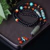 Wholesale Dzi Bead Ethnic Style All-match Pendant Tianzhu Necklace