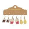 Cute Pattern Pendant And Earrings Set Small And Personalized