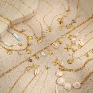 Shell Stainless Steel Necklace Clavicle Chain Jewelry