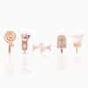 Summer Ice Cream Drink Earings Set