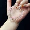 Sunstone Double Circle High Goods Aquamarine Slip Multi-Circle Bracelet