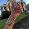 Women's Heart-shaped Zircon Fashion Simple Bracelet