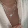 Chain Design Sense Net Red Tide Necklace