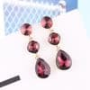 Women's Drop Shape Glass Gemstone Earrings