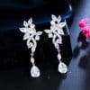 Women's Long Leaf-shaped Drop Earrings