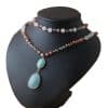 Exquisite Women's Natural Stone Beaded Necklace