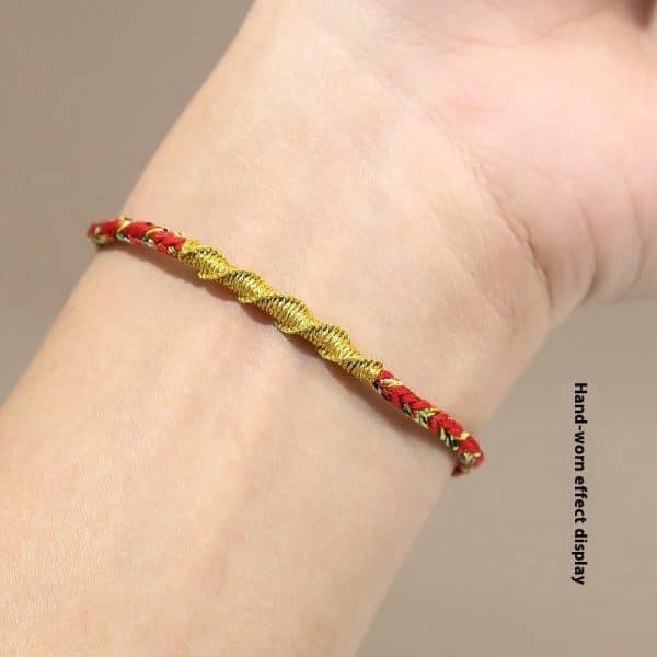 Adjustable Eight-strand Woven Colorful Guard Carrying Strap
