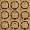 European And American New Natural Picture Tigereye Twelve Constellation Beaded Bracelet
