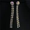 Bridal Ornament Set Wholesale Handmade Fashion Tassel Claw Chain Necklace Earrings Photography Jewelry Set