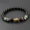 Buddha Head Alloy Accessories Tiger-shaped Stone Energy Stone Elastic Bracelet