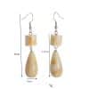 Two-tone Acrylic-based Resin Water Drop Earrings