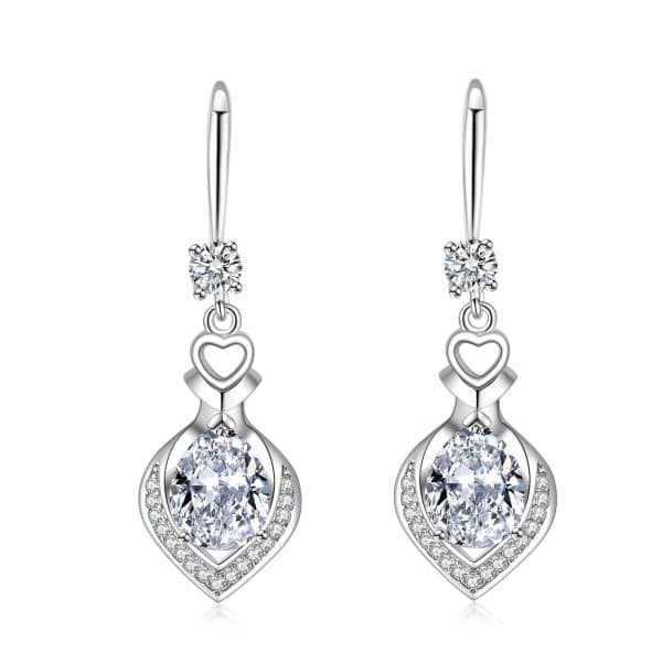 Temperament Water Drop Mid-length Earrings For Women