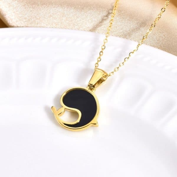 Stainless Steel 18K Gold Non-fading Women's Necklace
