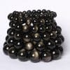 Year Of Birth Obsidian Bracelet Couple