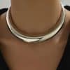 Exaggerated Personalized Geometric Wave Design Collar High-grade Versatile Necklace