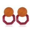 Woven Simple Personality Rattan Drop Earrings