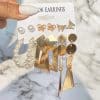 Fashion Personality Women's Geometric Earrings Set