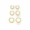 Classic Round Hoops Earrings