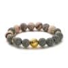 Yoga Energy Lava Volcanic Rock Bead Bracelet
