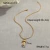 Coconut Fishtail Pendant Stainless Steel Necklace