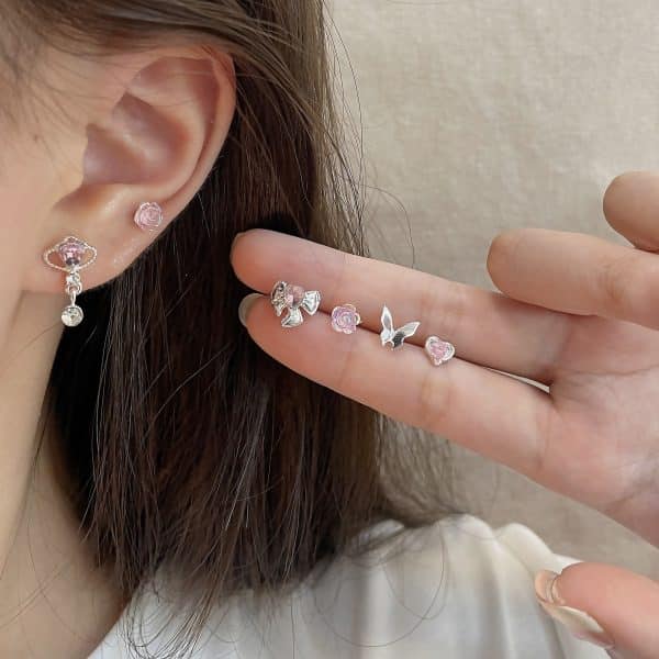 Graceful Personality Advanced Planet Earring Set