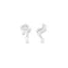 Women's Fashion Irregular Silver Drop Earrings