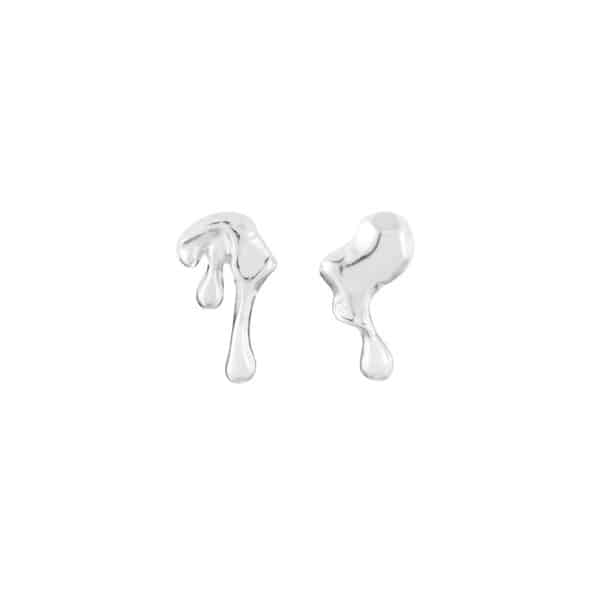 Women's Fashion Irregular Silver Drop Earrings