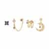 Ladies Fashion Molan Zircon Earrings Set