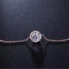 Crystal Women's Bracelet Zircon Micro-inlaid White Gold Plated Jewelry