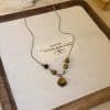 Sun Pendant Stainless Steel Necklace