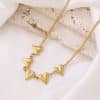 Simple Design Stainless Steel Heart Pendant Necklace