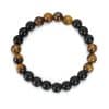 Vintage Versatile Tiger Eye Stone Tassel Sweater Chain