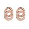 Alloy Plated Water Drop Shaped Eardrops