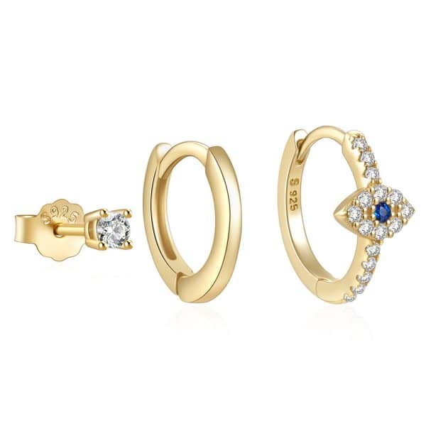 Fashion Personality Devil's Eye Earring Set