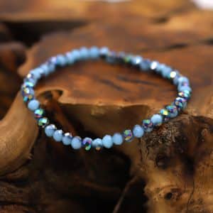 Fashionable All-match Women's Stretch Bracelet 4mm Crystal