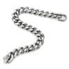 Thick Type Simplicity Stainless Steel Polished Buckle Bracelet