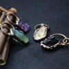 Jewelry Niche Personality Crystal Rough Stone Pendant Necklace