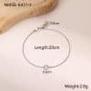 European And American Fashion Love Small Diamond Round Diamond Zircon Bracelet Gold Plated Stainless Steel