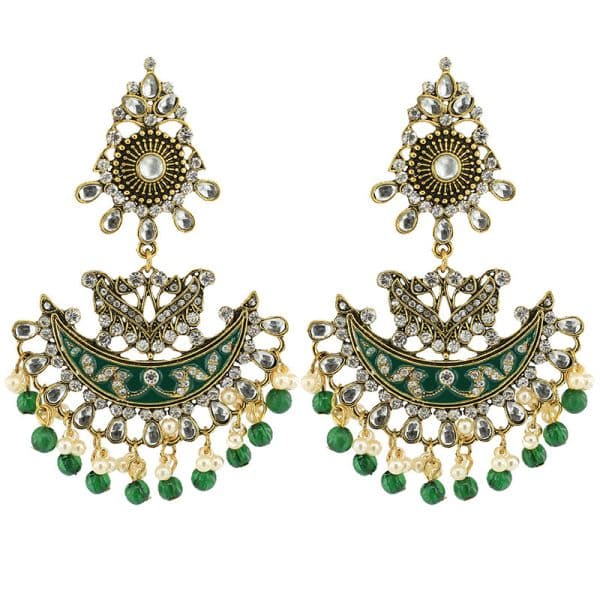 Ethnic Style Vintage Water Drop Tassel Earrings Bohemian
